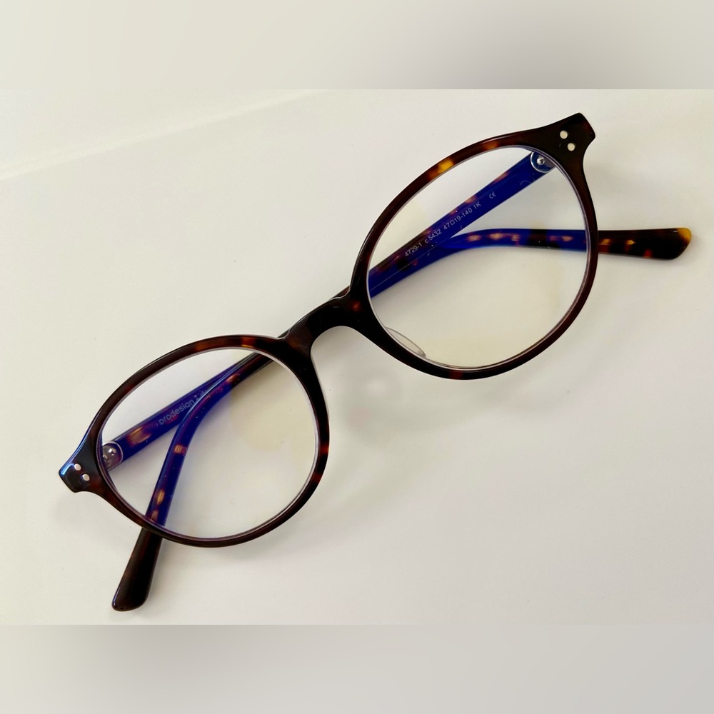 ProDesign Denmark Tortoise Shell Round Glasses (Model No. 4729-1)